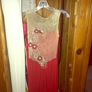 Jovani Red Backless Dress